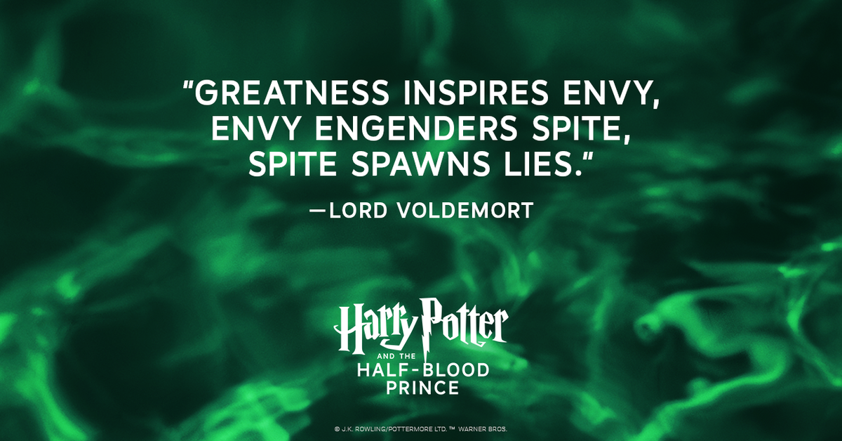 wizardingworld's tweet photo. Here’s a haunting quote from ‘#HarryPotter and the Half-Blood Prince’. Which Lord Voldemort quote gives you chills? https://t.co/VjJeX1W5jX