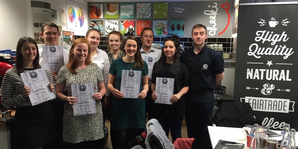 timbitsandbeans's tweet image. Fantastic day completed at Barista Academy @WSHGraduates @kpmcarney @TrainingStoreys @BaxterStorey