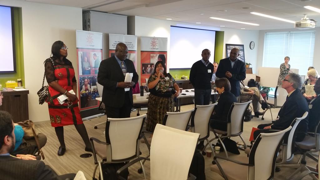 NAPProgram's tweet image. Our international partner leaders introduce themselves to @toendhunger membership at the Alliance Annual Meeting.