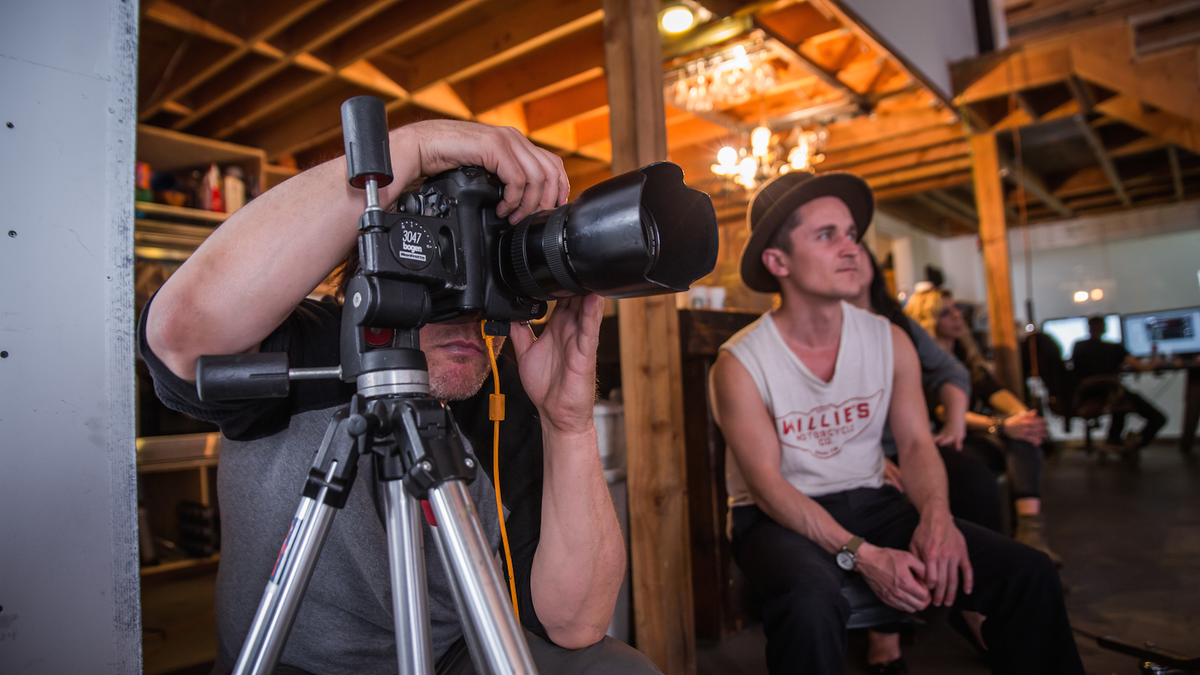 Fashion apparel shoot for Secret Charm in Los Angeles. @burkebryant rocking that photo magic.