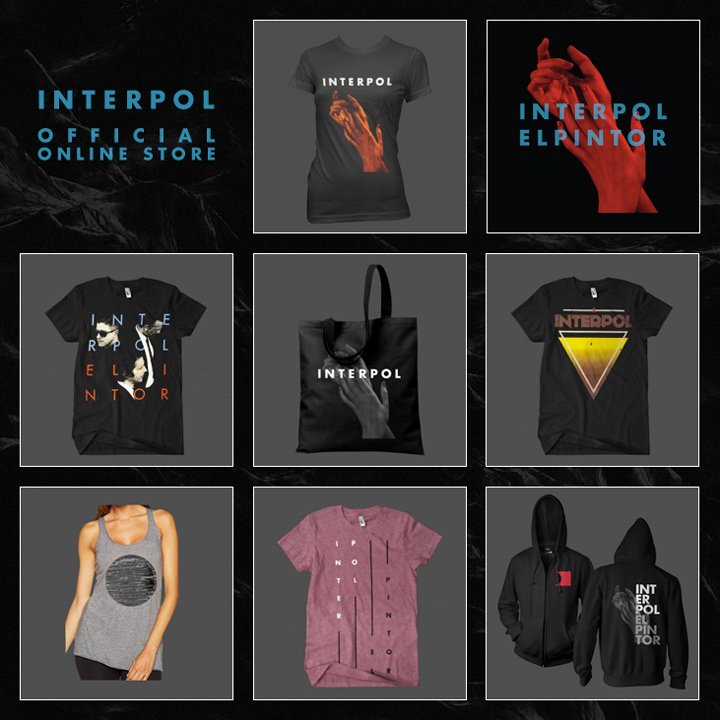 interpol band merch