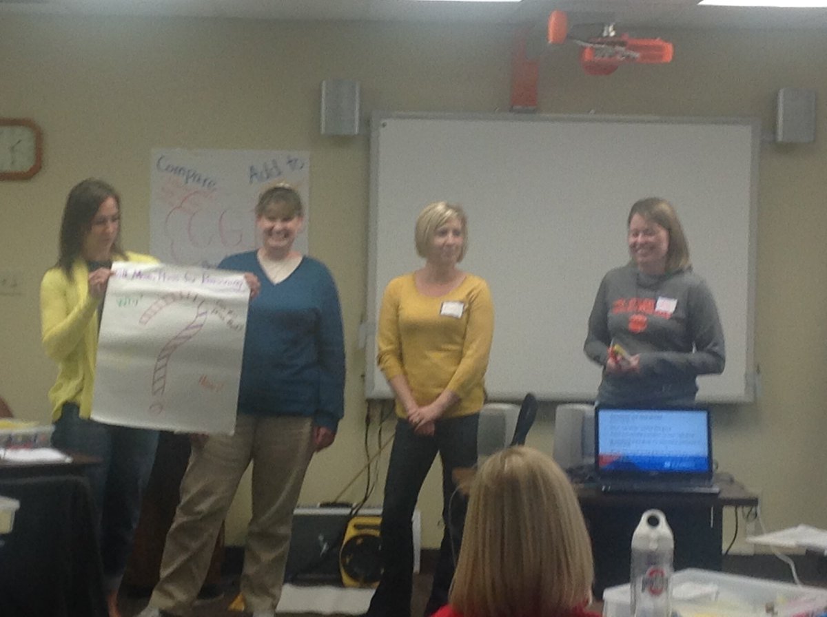 batty314's tweet photo. @Connect2TLC @IMPACTmath #K2IMPACT
Talk moves skits in IMPACT 1. Good questions encourage deeper thinking! https://t.co/oB9UQgZHMZ