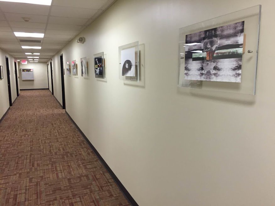 coopman's tweet image. Hey, my senior art exhibit from &apos;03 is on display in the new science building at Taylor. Fun. #creativedevelopers