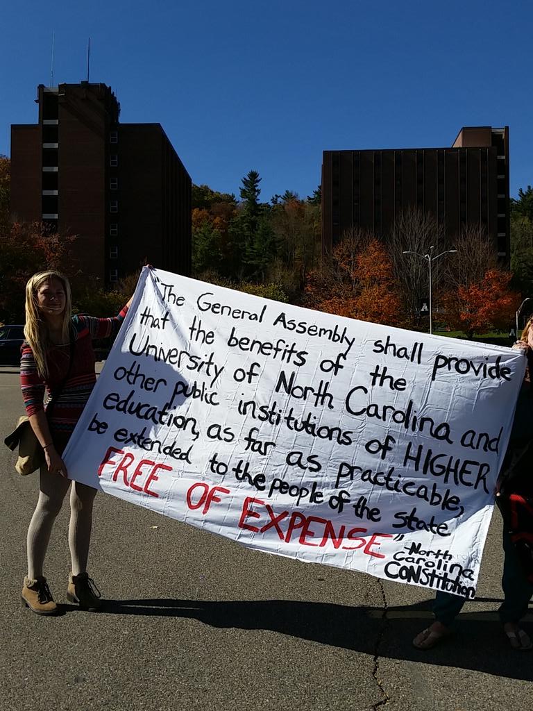 AppStudentPower's tweet photo. #appstatestudentpower #appwalkout https://t.co/0LKmd53MMm