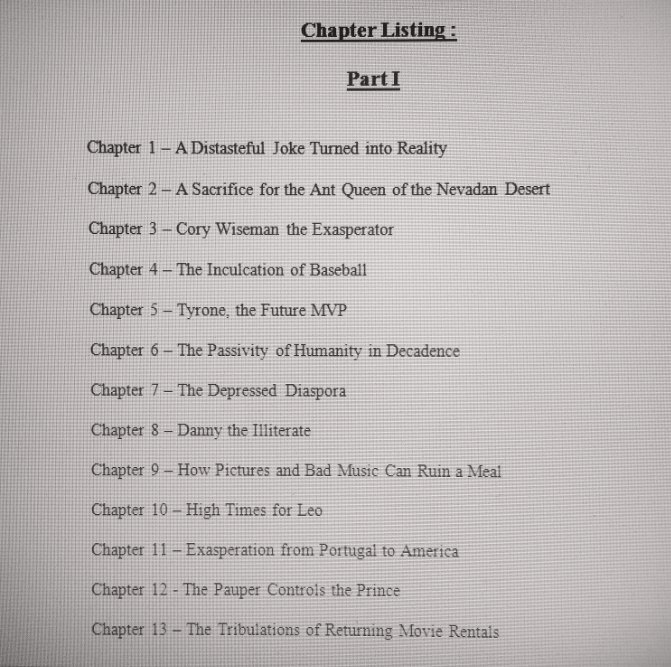 It's crazy - What started as a whimsical chapter on my lunch break turned into a full novel! Here's a preview!