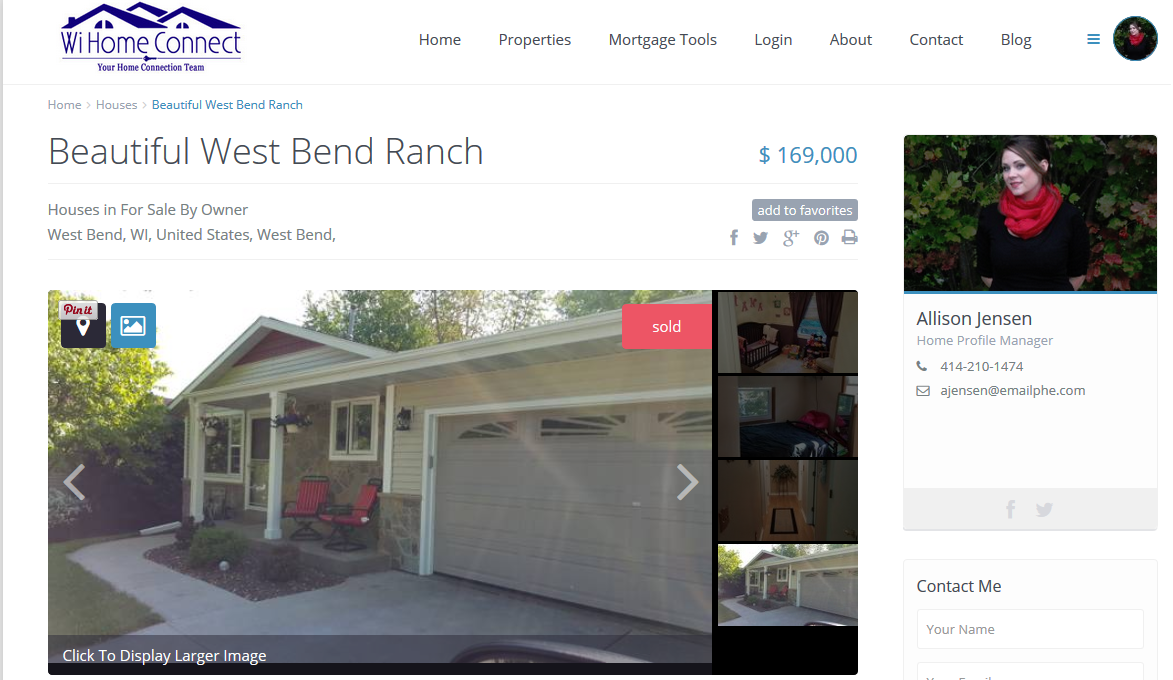 WiHomeConnect's tweet image. Another one SOLD! List your #fsbo for free #today @ wihomeconnect.com or to get pre-qualified for #financing