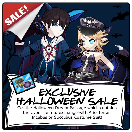 Elsword on Twitter "Incubus and Succubus costumes are available for