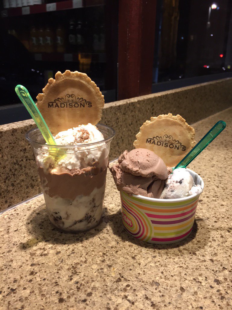 NotSoThin_Lizzy's tweet photo. Stop! It's #gelato time... @madisonscafebar #YouCantTouchThis 👍🏻😘🍦 https://t.co/AhNJIYtqqP