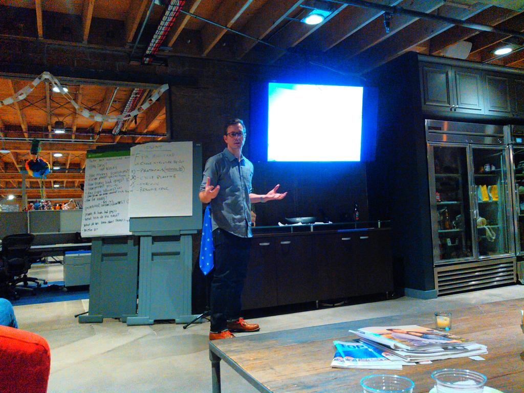 EileenMKane's tweet image. .@jonhrach of ModestUX Measure Twice &amp;amp;Cut Once w/User Testing #PHXCS LightninTalks w/@phxdc @LaneTerralever