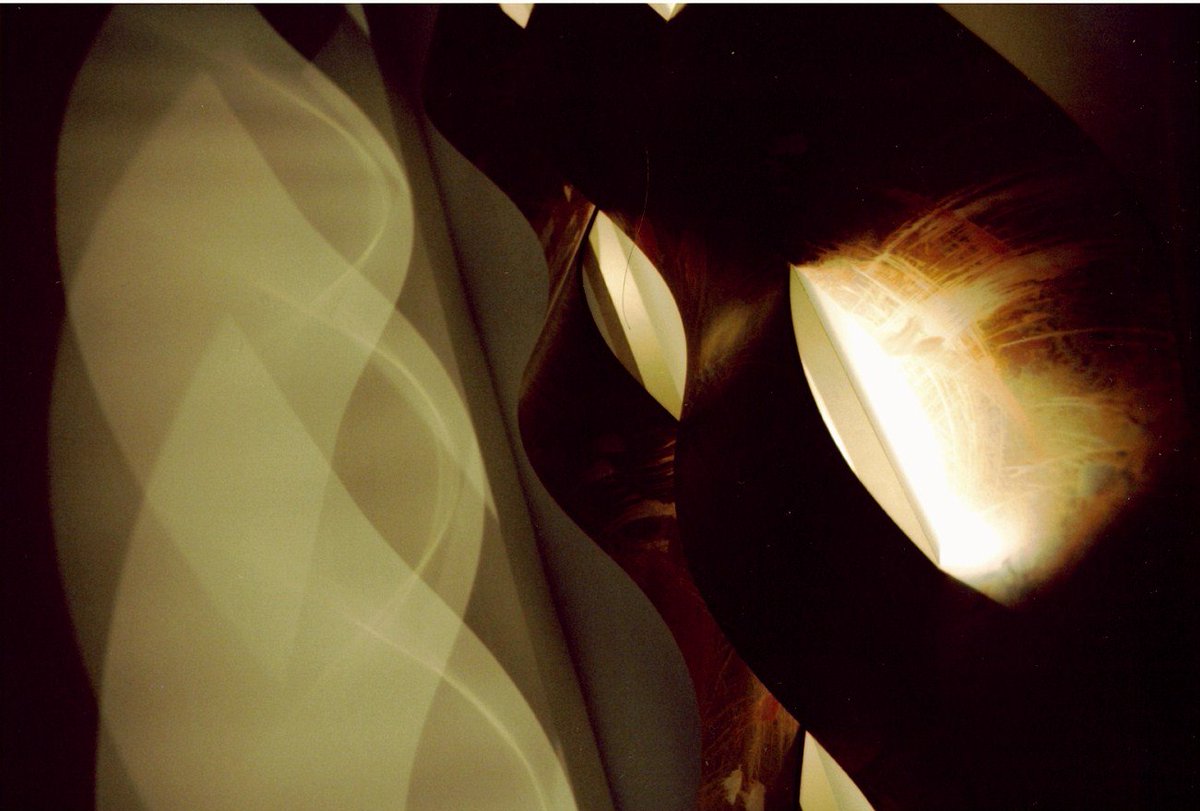 Light is a magical thing to incorporate into an object. Dune luminaire &amp;wonderful shadows created.