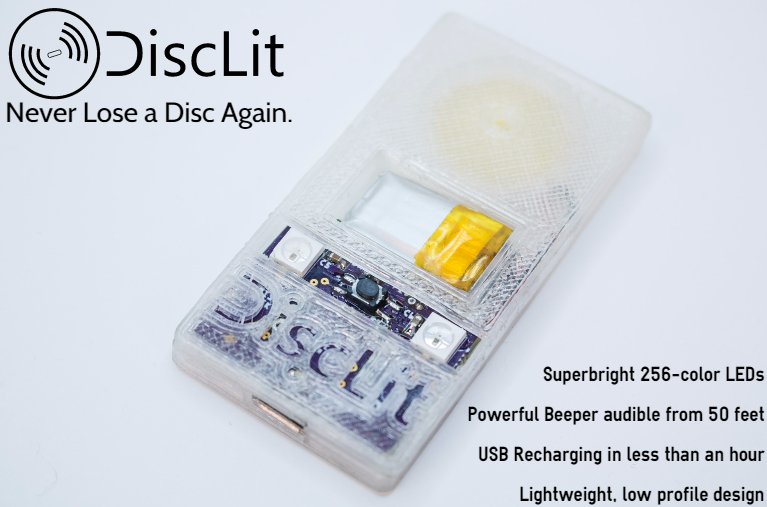 disclit's tweet image. An open-source, hackable Disc Golf light. #discgolf #arduino #openhardware