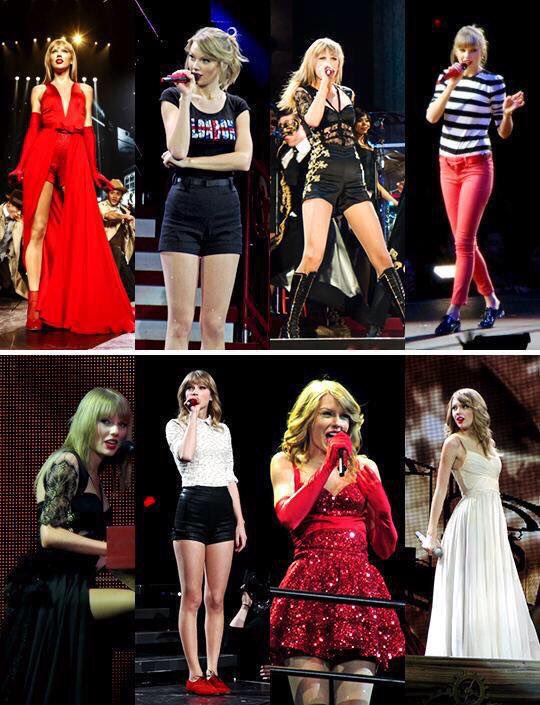 taylor swift outfits red tour
