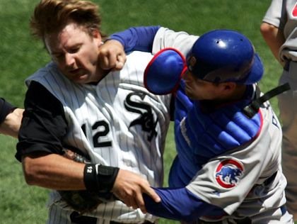 Happy Birthday Michael Barrett! Forgettable Expo but a great right hook on Pierzynski ! That I won\t forget. 