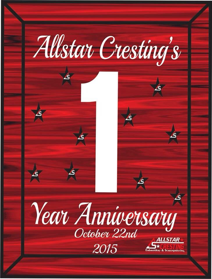 Officially 1 yr open, thankyou to all our great customers, we look forward to serving you for many years to come!