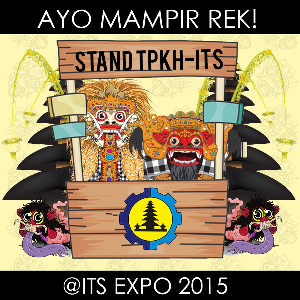 Ayo mampir ke Stand TPKH-ITS di ITS EXPO 2015 <a href="/GRAHA/">graha</a> ITS. Tanggal 21-24 Oktober (18.00-selesai)