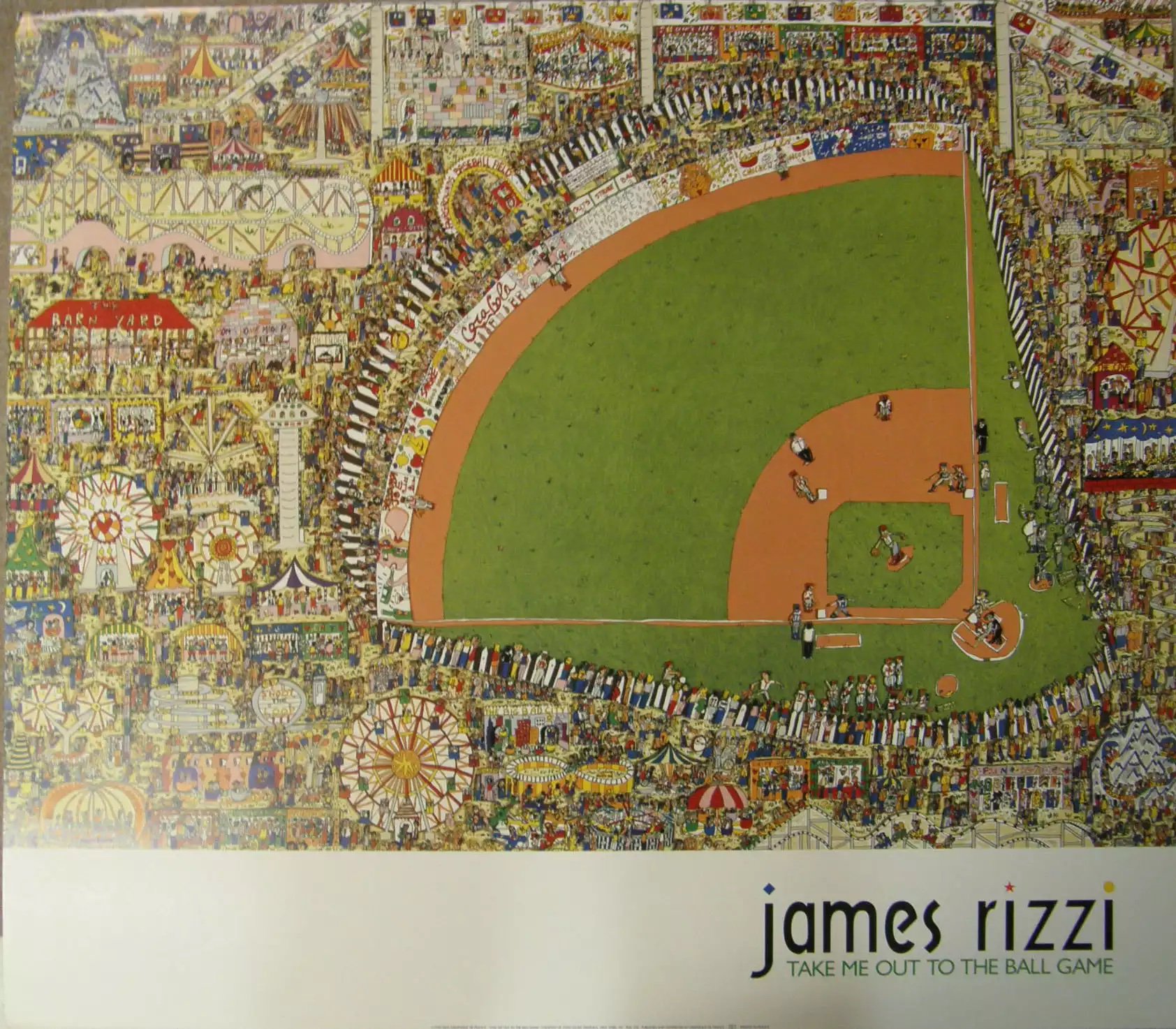 Xx'x x xxxxxx. Twitter: "Here's the James Rizzi ballpark print from apartment. https://t.co/4n2OLG6ayt / X