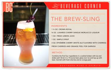VIPTablesLV's tweet image. Cocktail of the Week: The Brew-Sling vytm.in/1HyqSg #sincity