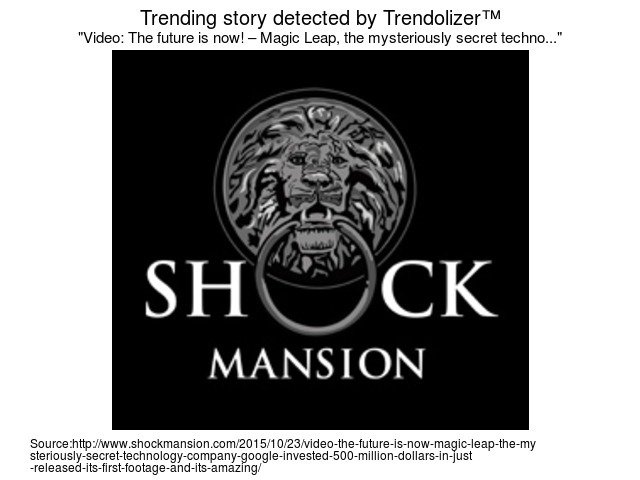 KEN_Yoshida_'s tweet image. Virtualitizer : Video: The future is now! – #MagicLeap, the mysteriously #secrettechnology… )