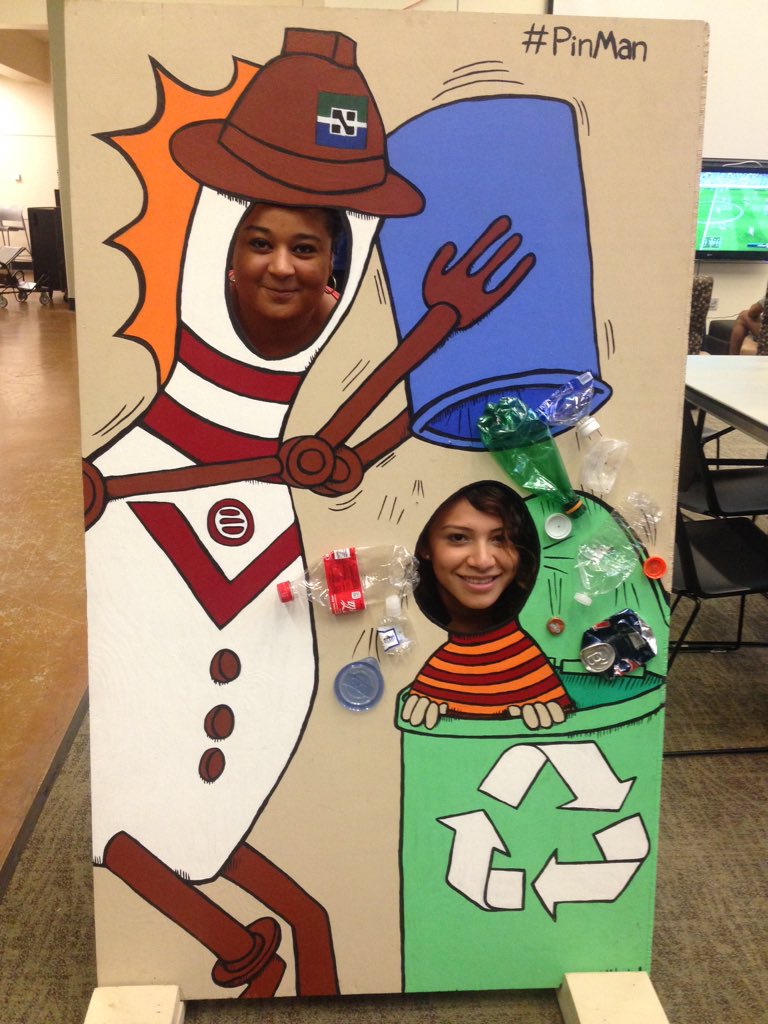the_professor_G's tweet image. Celebrating winning #Pinman back again this year @northlakenow #DCCCD #Sustainability #ReduceReuseRecycle
