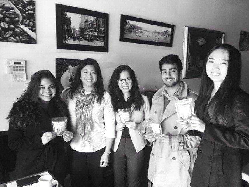 Interview w/ some students @ #UBCSauder today, we spoke on corporate social responsibility &amp; Granola, of course!