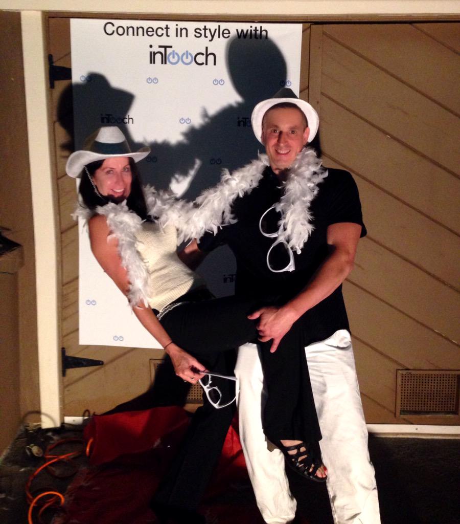 WeBlogtheWorld's tweet photo. Whooping it up at the #IntoochLaunch party w/@speechmaestro! Way to go Julien &amp; team! #ContactManagement http://t.co/Doi5zoYxsn