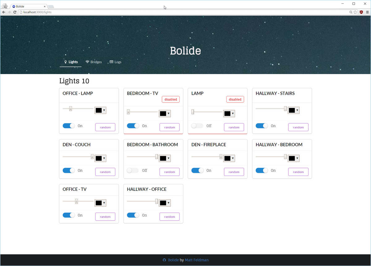 mattfeldman's tweet photo. Day 1 #meteorjs hackathon project: Bolide http://t.co/cJbL5hdUGh
