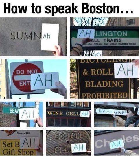 Pong4_Vets's tweet photo. How to #speak #Boston ... #travel #bostonian #edvntr #america #citylife #urban #language http://t.co/roFPdeuFpw http://t.co/TJSCbPq5Hj