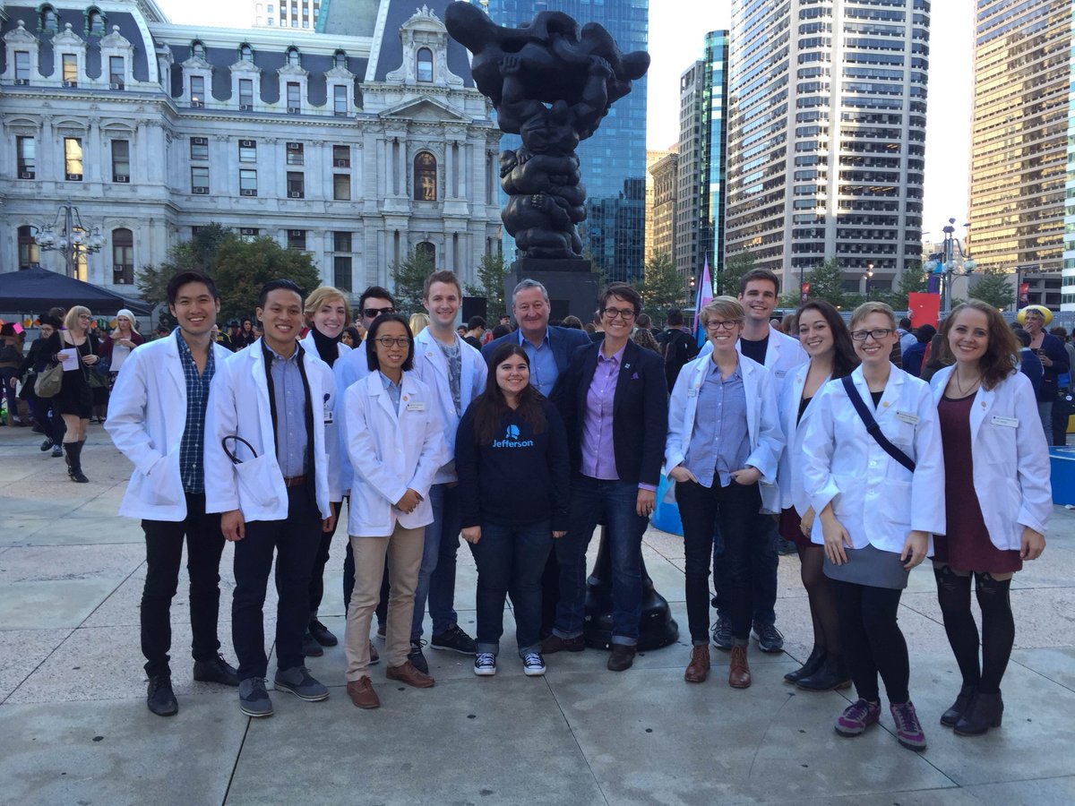 So proud of our SKMC students supporting Philly Trans march!