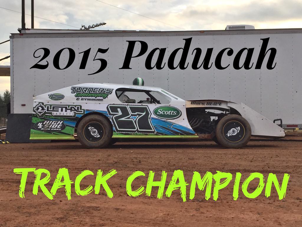 LethalChassis's tweet photo. HUGE congratulations to @Michael27Turner your 2015 @PaducahRacing Track Champion! #lethalassassin #teamlethal http://t.co/cygw9BzjGG