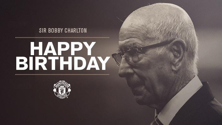 Happy 78th birthday Sir Bobby Charlton 