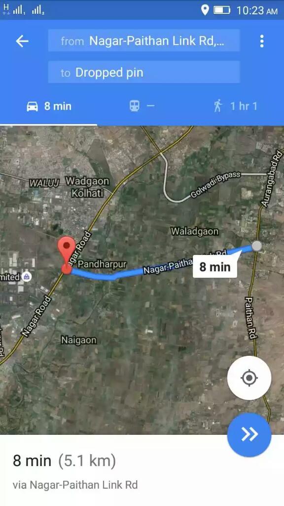 Totally Avoid This Route..
Ahemadnager-Bajaj Gate-Paithan Link Road
100% Off Roading Experience..