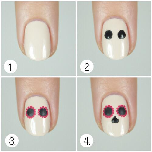 PilpintuNails's tweet image. 🌸💓🌸 #halloweentutorial #nailart