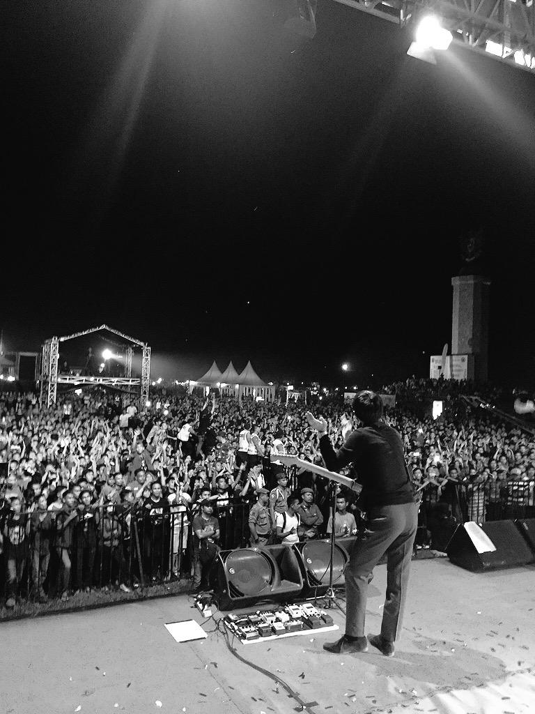 Tadi malam di Stabat, terimakasih ya semuanya..