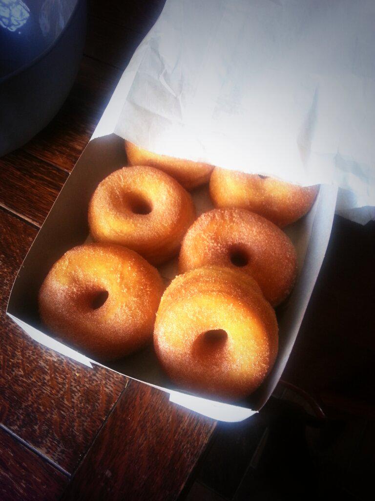 Thanks @keefy_beefy and Tors. Yummo!! #donuts #healthy