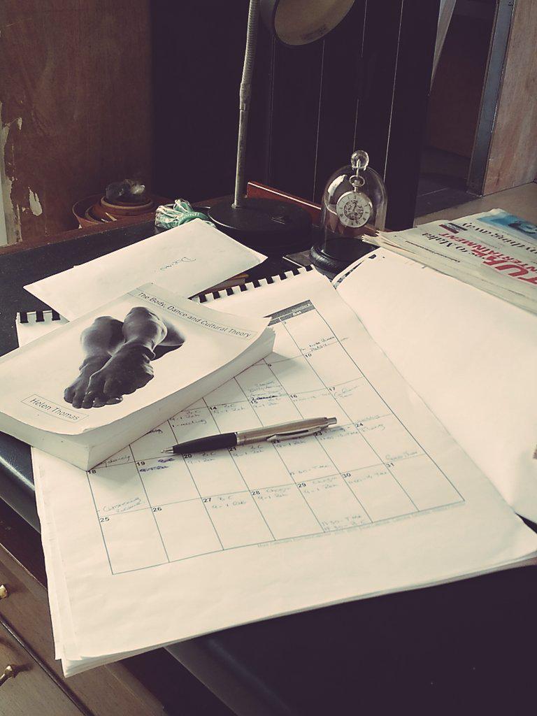 Sunday but workday for Moveo . research and preparations for a full week of rehearsals