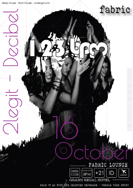grandregal's tweet photo. 16th October 123 BPM @ Fabric with DJs 2Legit &amp; Decibel! #HouseMusic #TechHouse #DeepHouse #Underground #DohaNight http://t.co/vdBZPC2sOI