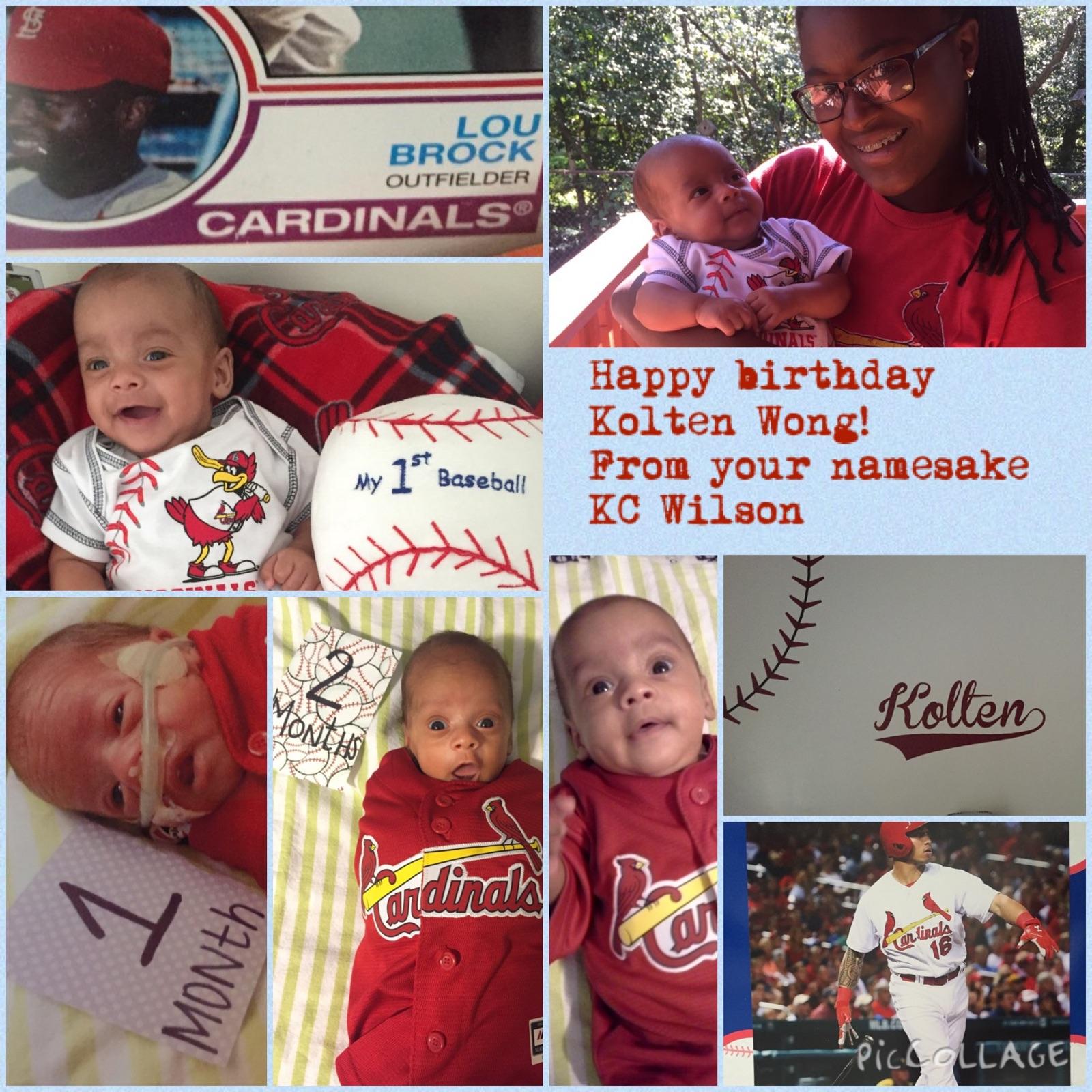  ...Happy Birthday to Kolten Wong from Kolten Wilson 