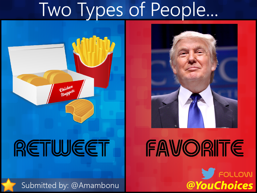 Chicken nuggets or Trump?