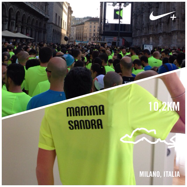 LaPillo's tweet photo. È qui la festa #iocorroqui #deejayten2015 @deejayten I just ran 10,2 km with Nike+. http://t.co/YqvsCIo9z7 #nikeplus http://t.co/p3hQbX7zy7