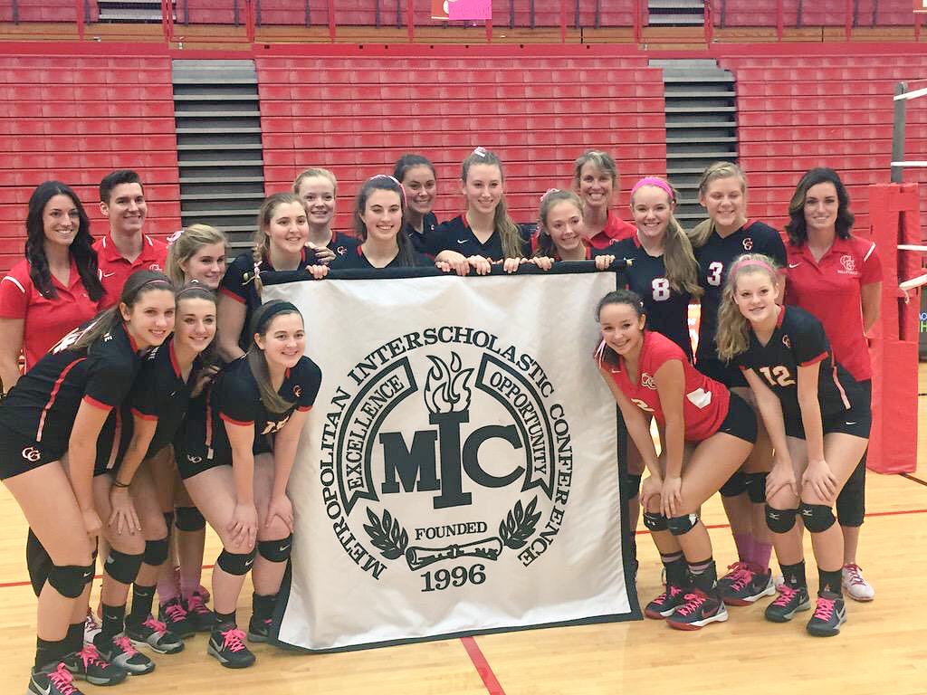 CGSportsNetwork's tweet photo. 2015 MIC CHAMPS in football, soccer, volleyball &amp; golf. 1st time since 2000 CG had 4 MIC Titles in 1 sports season. http://t.co/1kQJumlYgm