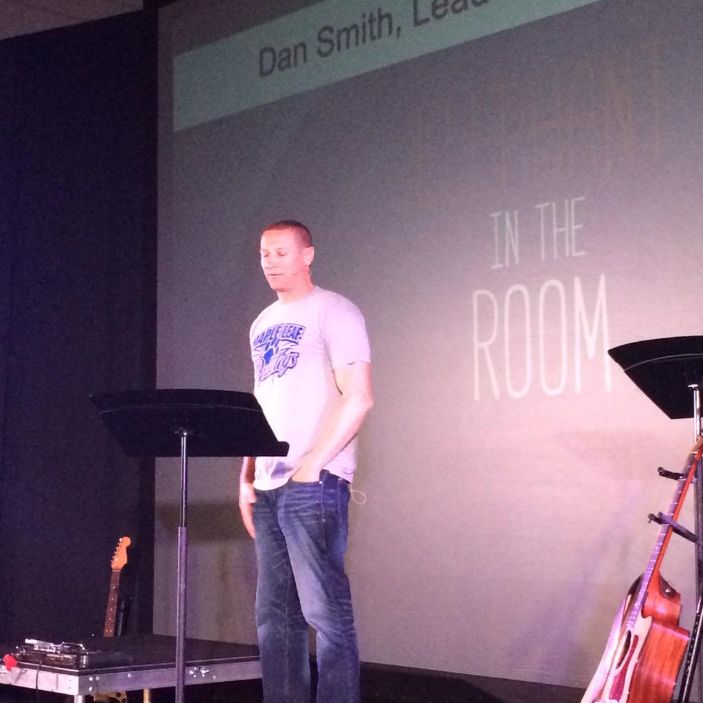 DTheKingpin's tweet photo. At @MoCleveland. Elephant in the Room series. #sunday #morning #church @whiteboydj http://t.co/jVmQU9S8V1