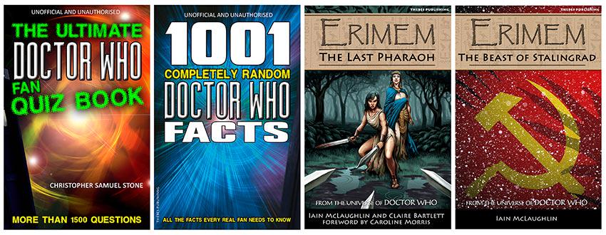 ThebesNews's tweet photo. We're LOVING the current Doctor Who series. How about you? These DW related titles are now at http://t.co/A4iM4se1YQ http://t.co/dSdzHTzLld