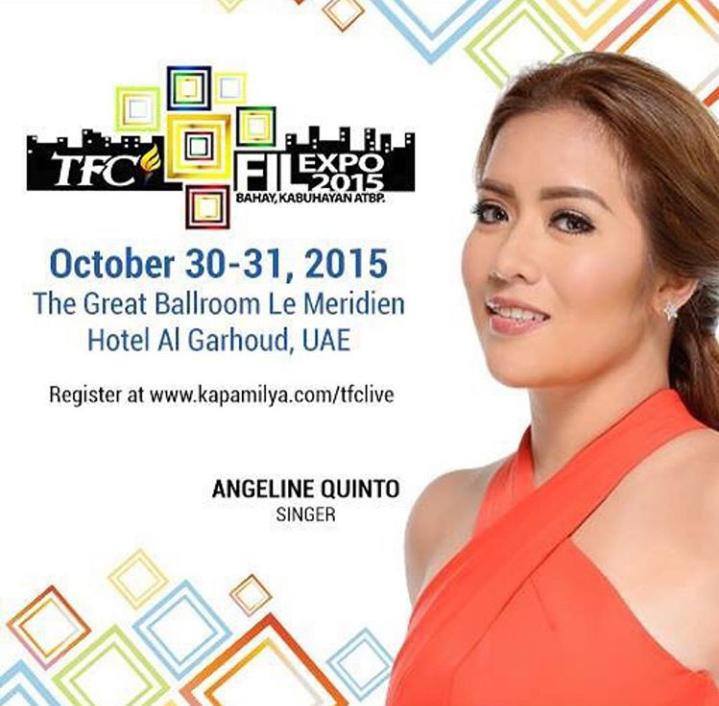 AngerikBabies41's tweet photo. Mga Kapamilya sa UAE! Catch @realeriksantos @AngelineQuinto on October 30-31! @KapamilyaTFC http://t.co/BdMBxtu54t