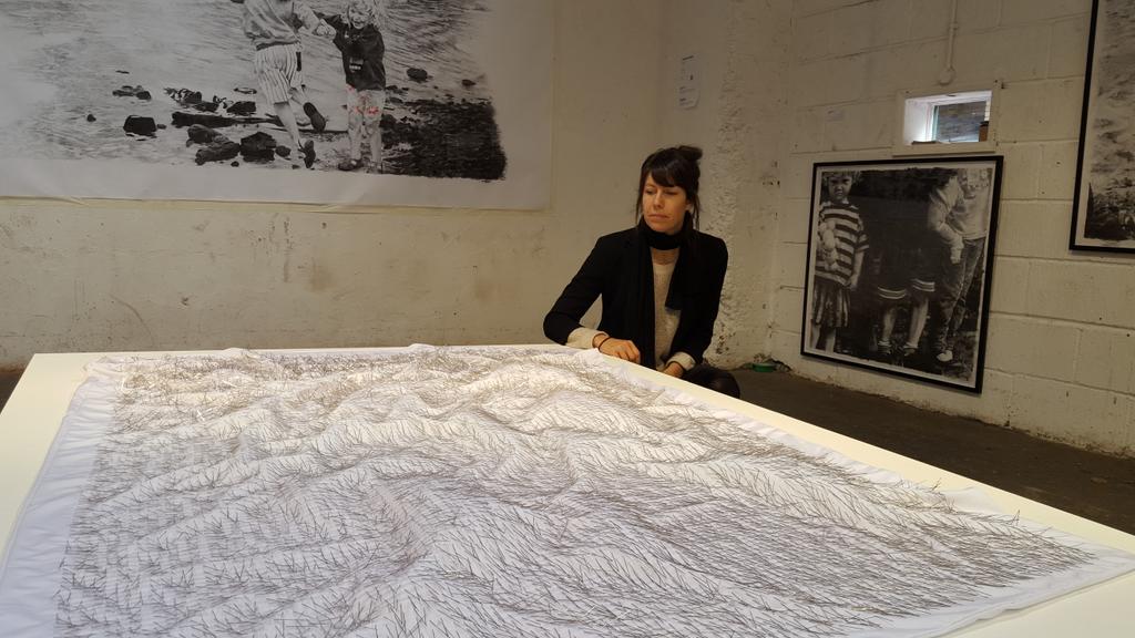 FloatArt's tweet photo. Last chance to see Marie-Pier Malouin's work! Find us at #bargehouse today between 11-6 #floatart15 #dontmissit http://t.co/vdLKVhuJ09