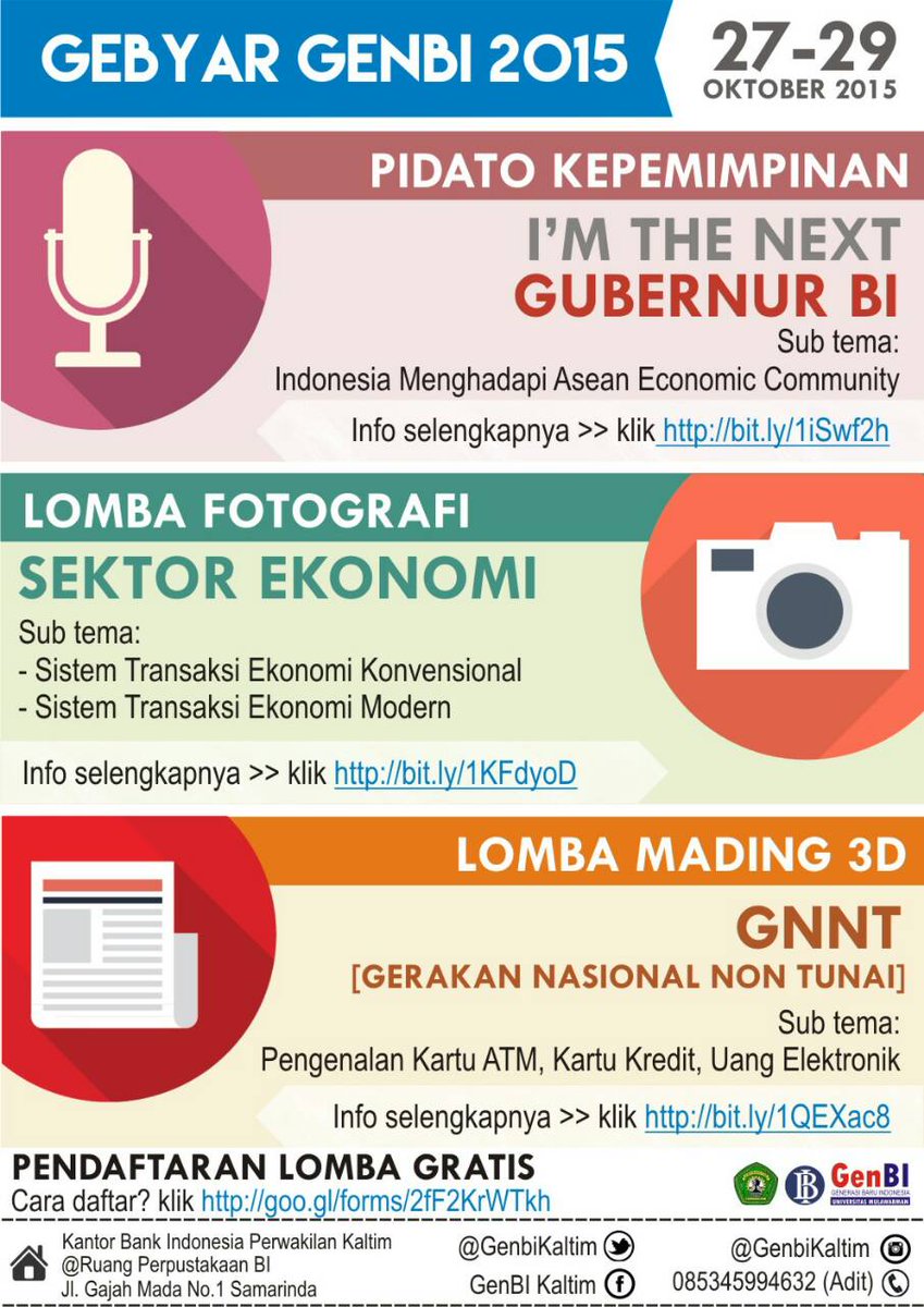 HalloSamarinda's tweet photo. #HalloSMR | @wulanindrwti:  Admin ada lomba2 kece nih utk mahasiswa+pelajar di Samarinda :) http://t.co/lAmmW7NLbz