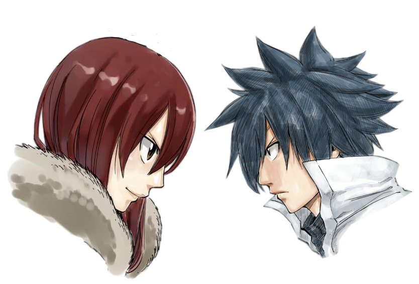 スズメ隊長 ゲトメア Mad Amv Fairytail フェアリーテイル エルザ グレイ 真島ヒロ先生の落書きから エルザとグレイの横顔 エルザvsグレイ Http T Co L9res6ukxa