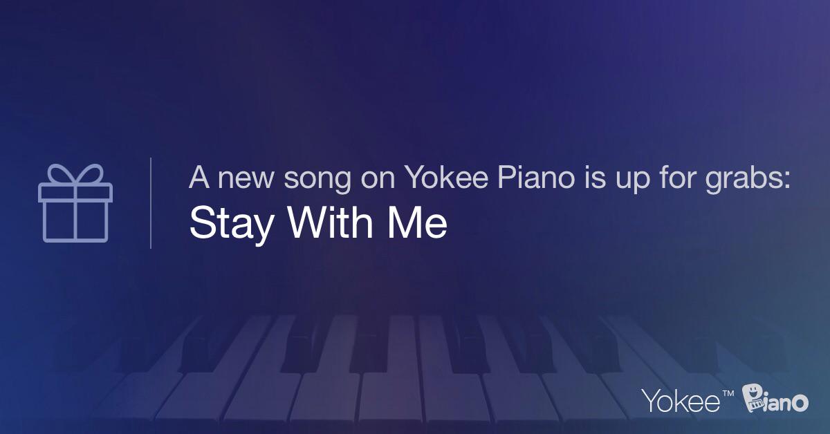 Lee_g13's tweet photo. 'Stay With Me' on Yokee Piano is up for grabs! Early bird gets the worm. http://t.co/wnU21p7b7q http://t.co/Re7LHxO2Ue