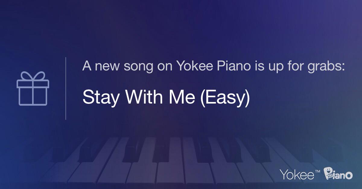 Lee_g13's tweet photo. 'Stay With Me (Easy)' on Yokee Piano is up for grabs! Early bird gets the worm. http://t.co/N4nBSHHkS8 http://t.co/mPgf9Lb4YU