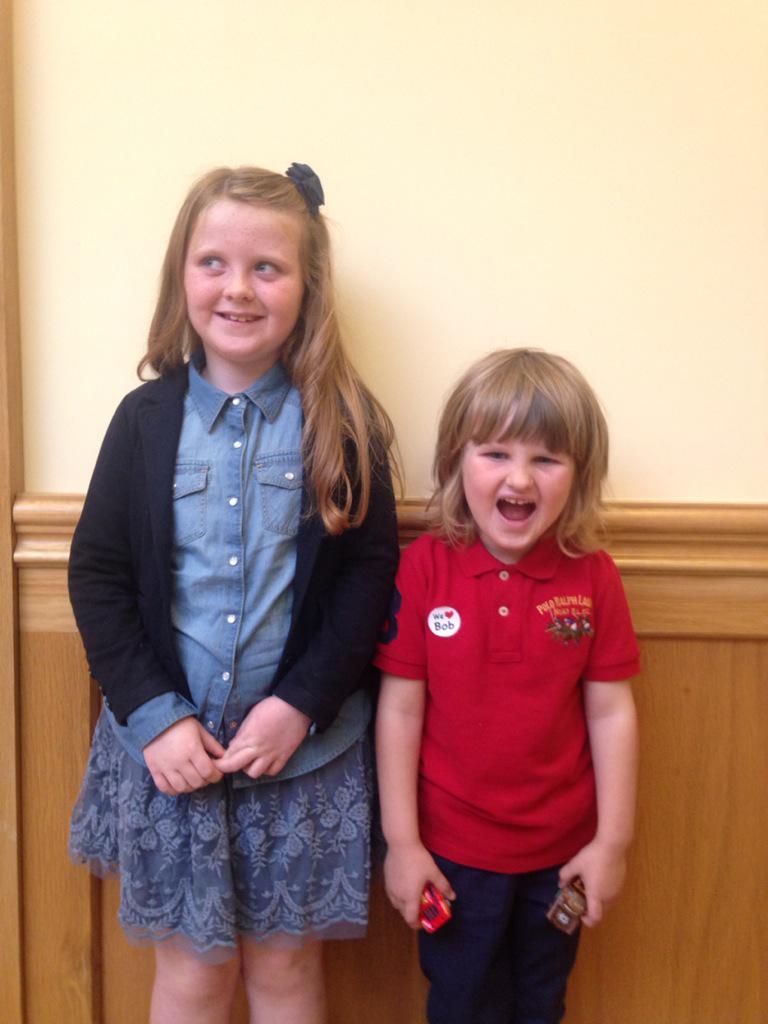 durhambookfest's tweet photo. This is Tilly and Archie! They love books, especially No Bot. #bobfan #manonthemoon #minireaders http://t.co/lK3XI7ehxe