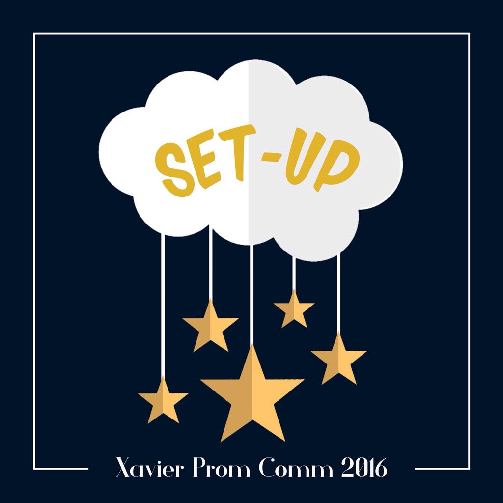 XavierProm2016's tweet photo. When you wish upon a star, you may find one that will fall for you.

The official prom set-up form has been posted. http://t.co/xjws4Qo7q9